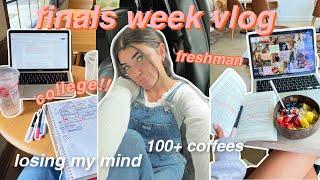 COLLEGE FINALS WEEK VLOG 2022 lots of studying + coffee