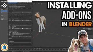 How to Install ADD-ONS in Blender