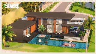 Modern Celebrity Mansion  The Sims 4 Speed Build  No CC