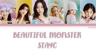 STAYC 스테이씨 – BEAUTIFUL MONSTER Lyrics HanRomEngCOLOR CODED