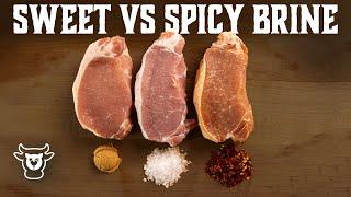 Pork Chop Seasoning Experiment - Sweet vs Spicy Wet Brines
