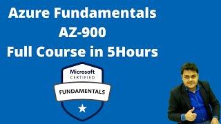 Microsoft Azure Fundamentals AZ-900 Full Course  Pass the exam in 5 Hours.