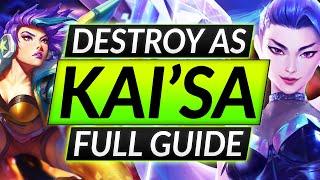 ULTIMATE KAISA GUIDE for Season 11 - INSANE Tricks Combos and Builds - LoL ADC Champion Tips