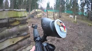 Пейнтбол для новичков с GoPro  Play paintball with newcomers with GoPro