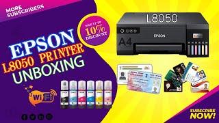 Epson L8050 Printer unboxing and installation  in Hindi