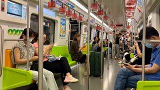 Full Journey Shanghai Metro line 2 POV Lujiazui - Longyang Road