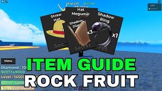 ITEM GUIDE ROCK FRUIT ROBLOX