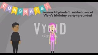 Brandon misbehaves at Violys birthday partySUPER GROUNDED