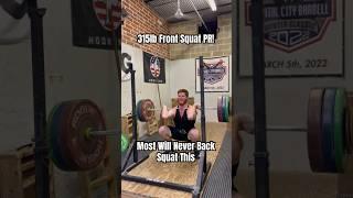 Front Squatting more than most people back squat #olympicweightlifting #weightlifting #strength #gym