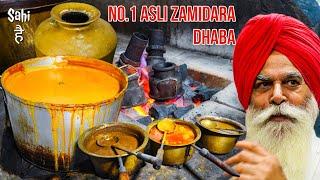 Punjabs No 1 Zimidara Highway Dhaba  Street Food India  Pure Desi Dhaba Food