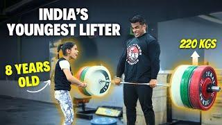 Me Vs. 8 Year Old   Training With Indias Youngest Weightlifter  Yatinder Singh