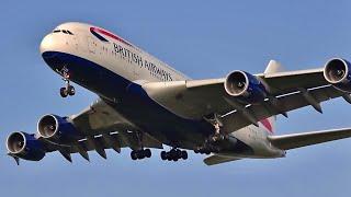 138 planes in 1 hour  London Heathrow LHR Plane spotting  Watching airplanes Busy heavy traffic