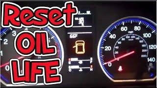 2007 - 2012 Reset Oil Life Indicator - Honda