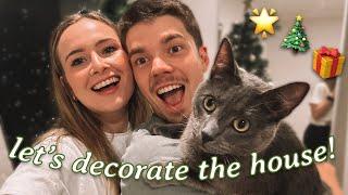  DECORATING THE HOUSE FOR CHRISTMAS - Putting The Tree Up First Christmas With Our Cat & More