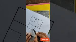 3d illusion drawing 3d drawing easy #3dart #drawing #shorts #ytshorts