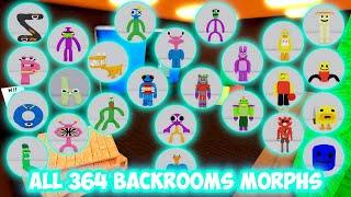 ALL How to get ALL 364 BACKROOMS MORPHS in Backrooms Morphs  Roblox