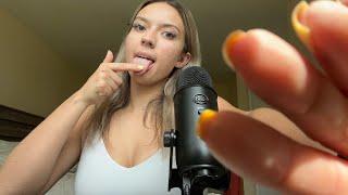 ASMR Doing Different Fast & Aggressive Wet Mouth Sounds At Full Sensitivity No Talking