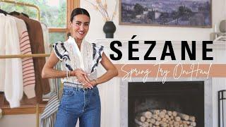 Sezane Try On Haul 2023  Spring Capsule Wardrobe Ideas