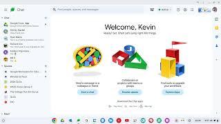 Google Chat & Spaces walk through 2023