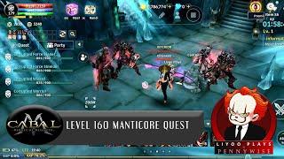 CABAL MOBILE PH LVL 160 MANTICORE QUEST AND CORRUPT MERCENARY PREVIEW