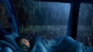 Sounds Rain & Thunder on Window Car - Natural White Noise Relax to Deep Sleep Sleep Fast Sleep Aid