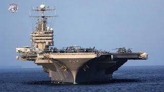 Shocking the world the US Navys flagship aircraft carrier USS Ronald Reagan left port in Japan