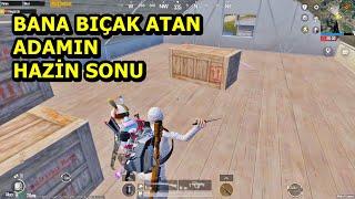 BANA BIÇAK ATAN ADAMIN HAZİN SONU  OYUNU SİLDİ BATUR GAME SOLO VS SQUAD PUBG MOBİLE