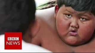 My 10-year-old son weighs 188kg - BBC News