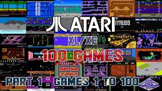 100 Atari XLXE Games - Part 1 Games 1 to 100