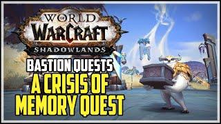 WoW Shadowlands A Crisis of Memory Quest