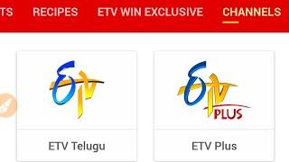 How to watch ETV chanal live in ETV WIN application