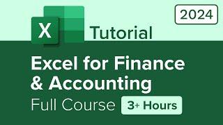 Excel for Finance and Accounting Full Course Tutorial 3+ Hours