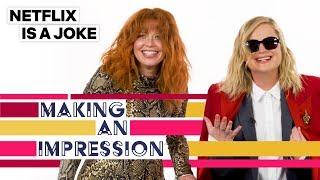 Amy Poehler Attempts an Impression of Natasha Lyonne  Netflix Is A Joke