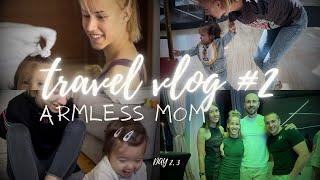 Travel Vlog #2 - Armless Mom - Day 2 + 3  GIRL WITH WINGS  translation