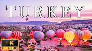 FLYING OVER TURKEY 4K UHD - Soft Piano Music With Stunning Beautiful Nature For New Day