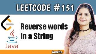 Reverse words in a string  Leetcode problem 151