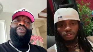 Diamond Platnumz and Rick Ross Chat Live on Instagram Showcase Luxurious Cars and Wealth Talk