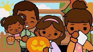 Familys FALL ROUTINE *PUMPKIN PATCH..MARKET*  VOICED  Toca Boca Life World  #tocaboca