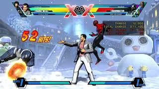 Spider-ManFrank West lvl up synergy  UMVC3  1080p 60fps PC Gameplay