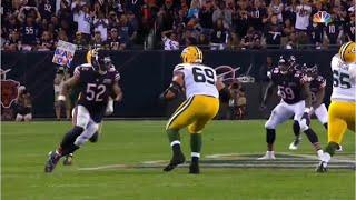 David Bakhtiari vs Khalil Mack 2019 wk 1  OL vs DL Matchup