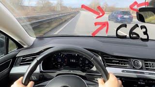 VW Passat Variant 4MOTION 190PS Autobahn 0-100 POV