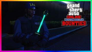 NEW Police Weapon SHOCKER Baton Stun BOTTOM Dollar Bounties Money GTA 5 DLC GTA Online Update