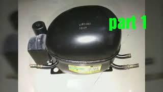 Membuat kompresor silent 14hp dari barang bekas part 1