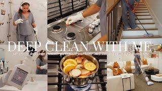 DEEP CLEAN MY HOUSE WITH ME extreme cleaning motivation + satisfying all day fall clean & tips