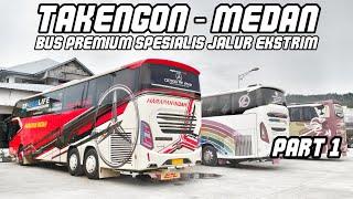 TRONTON SPESIALIS JALUR EKSTRIM ACEH‼️ NAIK BUS HARAPAN INDAH AVANTE H9 TAKENGON - MEDAN Part 1