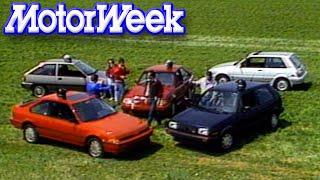 1987 VW GTI vs Toyota FX-16 vs Colt Turbo vs Integra vs Escort GT  Retro Review