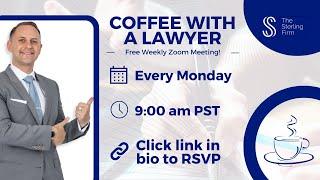 Ask The Lawyer FREE Coffee With A Lawyer Zoom Webinar  #Law #Lawyer