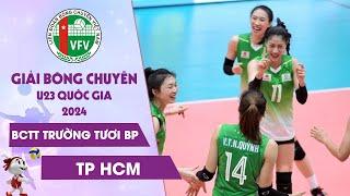 Trực Tiếp  BCTT TRƯỜNG TƯƠI BP vs TP HCM   TỨ KẾT Giải Vô Địch Bóng Chuyền U23 Quốc Gia Năm 2024