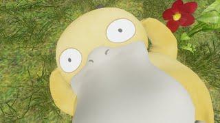 Psyduck on a hill _ Pokemon 3D animation