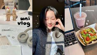 uni vlog  campus life long productive days classes studying dance & bowling night 